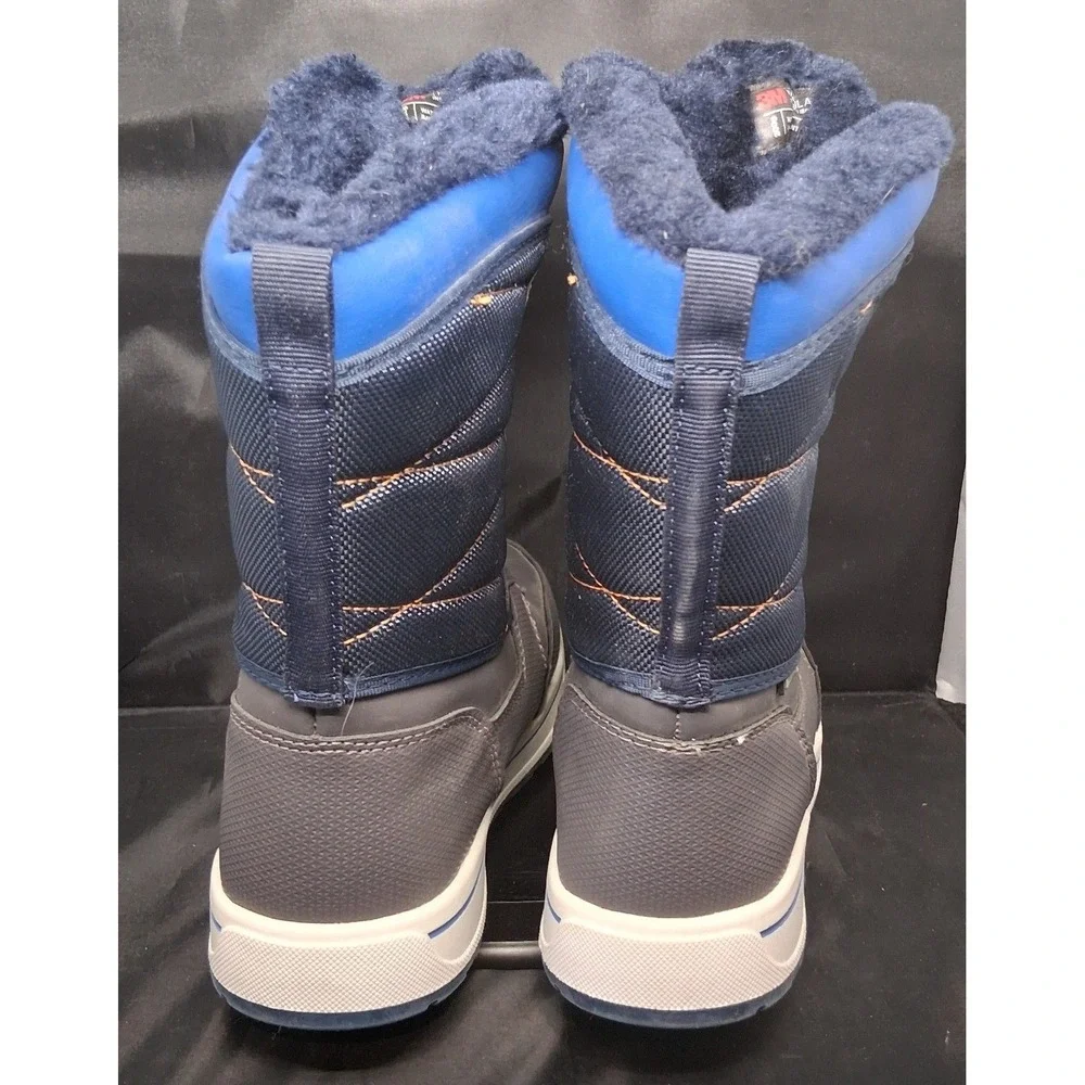 Wonder Nation Kids Navy Waterproof 3M Thinsulate Winter Boots Size 3 BYWN43CK003